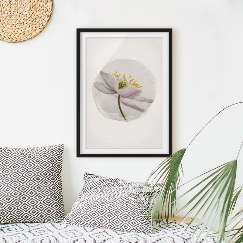 

Póster enmarcado - Acquerelli - Nemorosa Dimensión LxA: 70cm x 50cm, Marco: Negro