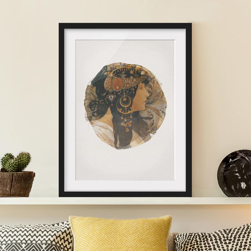 

Póster enmarcado - Acquerelli - Sophie Dimensión LxA: 40cm x 30cm, Marco: Negro