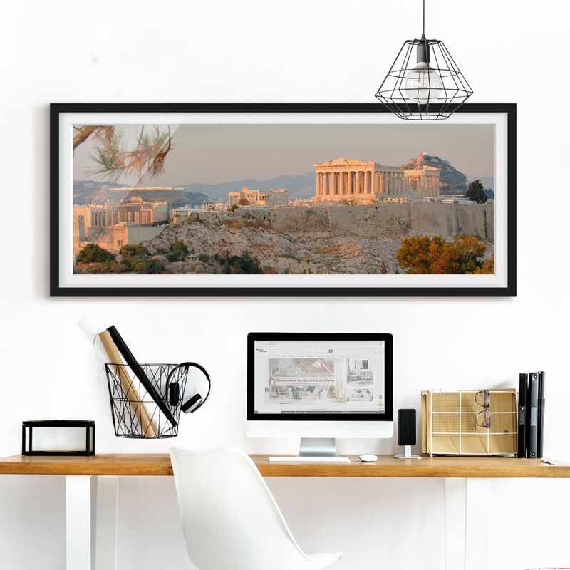 

Póster enmarcado - Acropoli Dimensión LxA: 20cm x 50cm, Marco: Negro