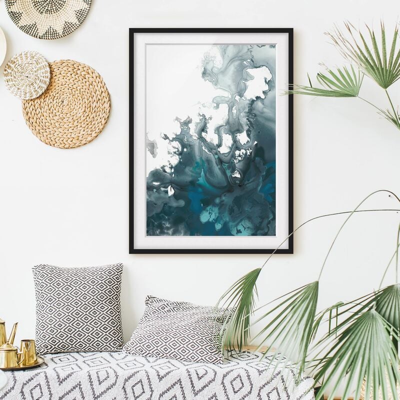 

Póster enmarcado - Aegean Tempesta I Dimensión LxA: 70cm x 50cm, Marco: Negro