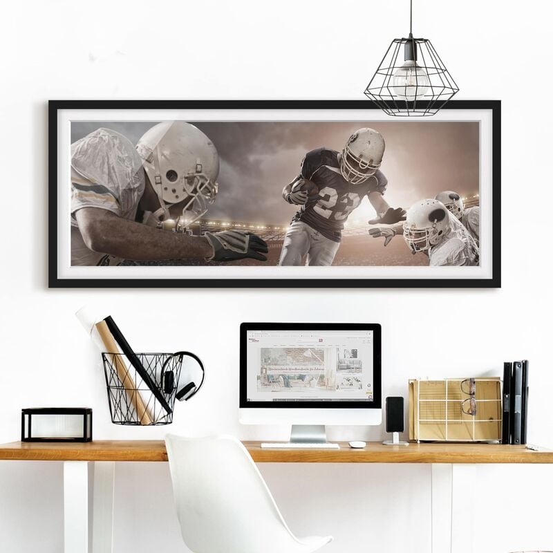 

Póster enmarcado - Affrontare Dimensión LxA: 20cm x 50cm, Marco: Negro
