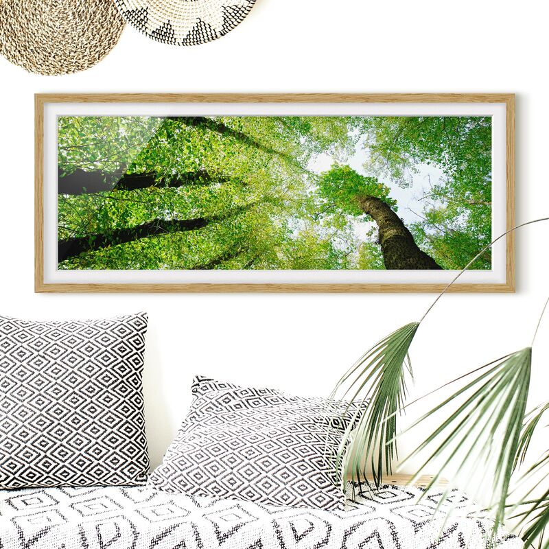 

Póster enmarcado - Alberi Di Vita Dimensión LxA: 40cm x 100cm, Marco: Roble