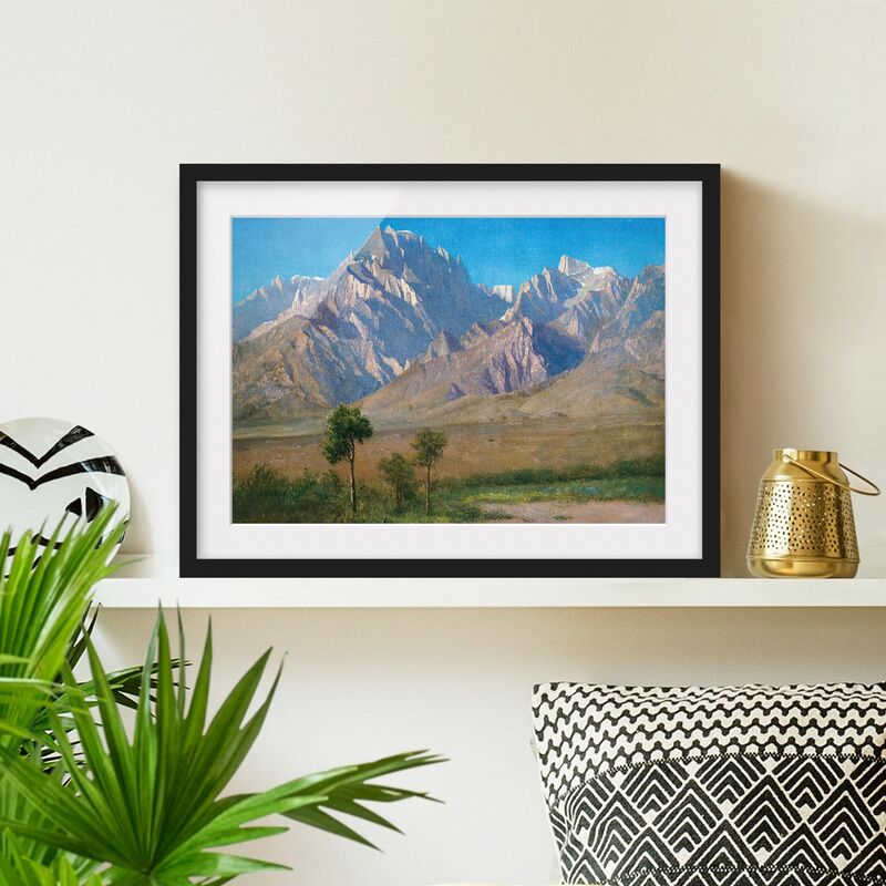 

Póster enmarcado - Albert Bierstadt - Camp Independence Dimensión LxA: 50cm x 70cm, Marco: Negro