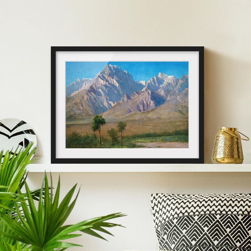 

Póster enmarcado - Albert Bierstadt - Camp Independence Dimensión LxA: 30cm x 40cm, Marco: Negro