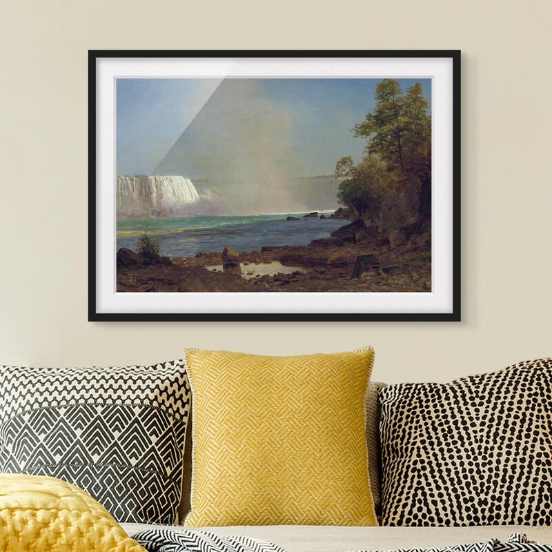 

Póster enmarcado - Albert Bierstadt - Niagara Falls Dimensión LxA: 30cm x 40cm, Marco: Negro