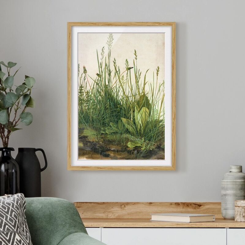 

Póster enmarcado - Albrecht Durer - The Great Lawn Dimensión LxA: 40cm x 30cm, Marco: Roble