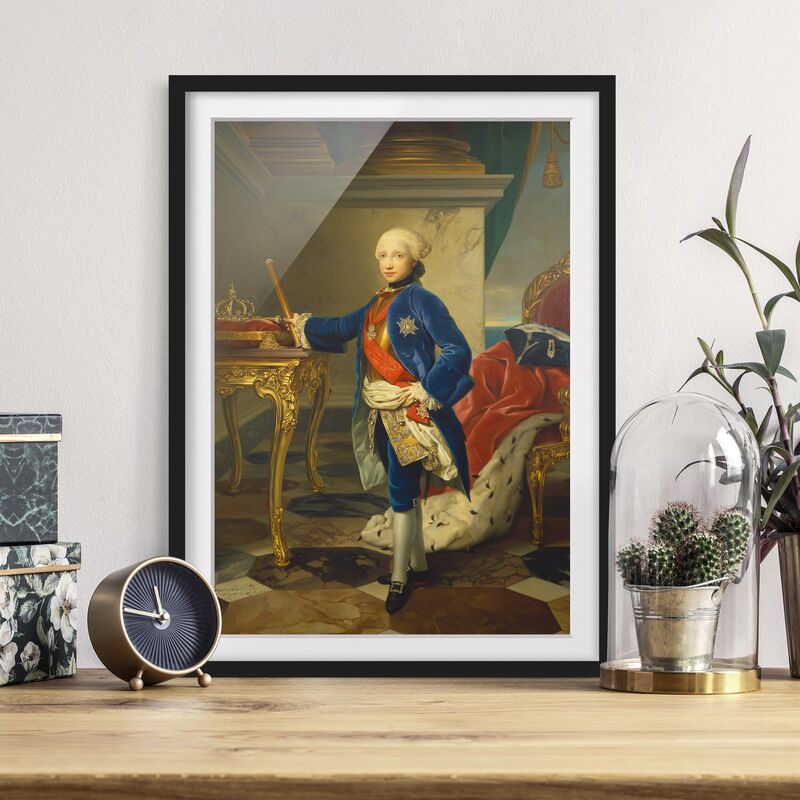 

Póster enmarcado - Anton Raphael Mengs - Ferdinand Iv King Of Naples Dimensión LxA: 70cm x 50cm, Marco: Negro