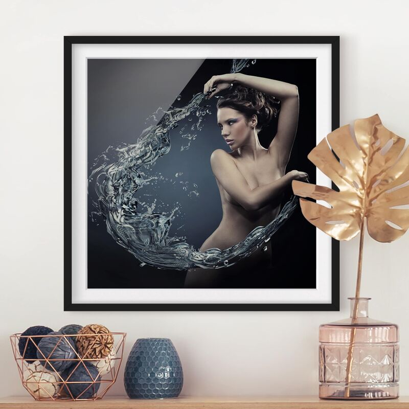 

Póster enmarcado - Aqua Princess Dimensión LxA: 70cm x 70cm, Marco: Negro
