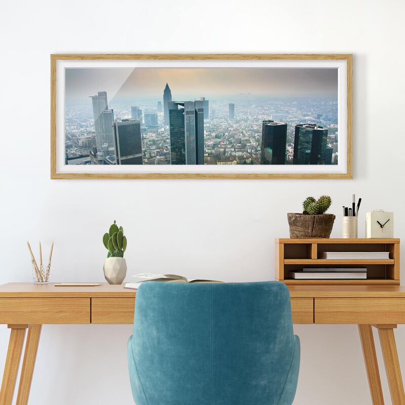 

Póster enmarcado - Architettura Moderna Dimensión LxA: 20cm x 50cm, Marco: Roble