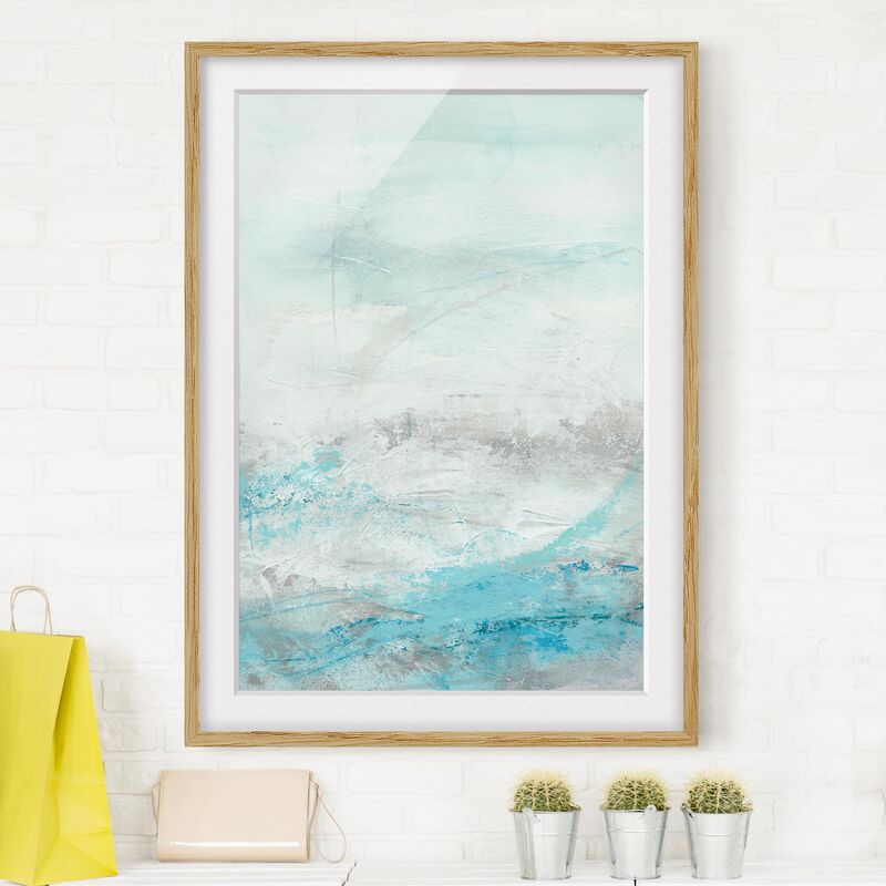 

Póster enmarcado - Arctic I Dimensión LxA: 100cm x 70cm, Marco: Roble