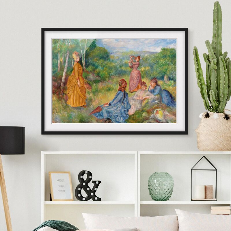 

Póster enmarcado - Auguste Renoir - Badminton Dimensión LxA: 30cm x 40cm, Marco: Negro