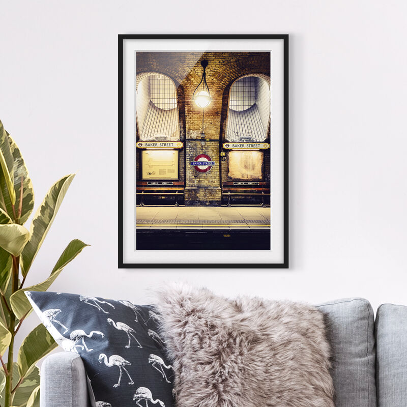 

Póster enmarcado - Baker Street Dimensión LxA: 70cm x 50cm, Marco: Negro