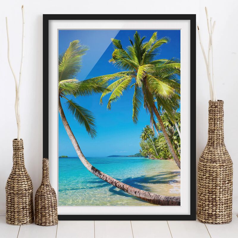 

Póster enmarcado - Beach Of Thailand Dimensión LxA: 55cm x 40cm, Marco: Negro