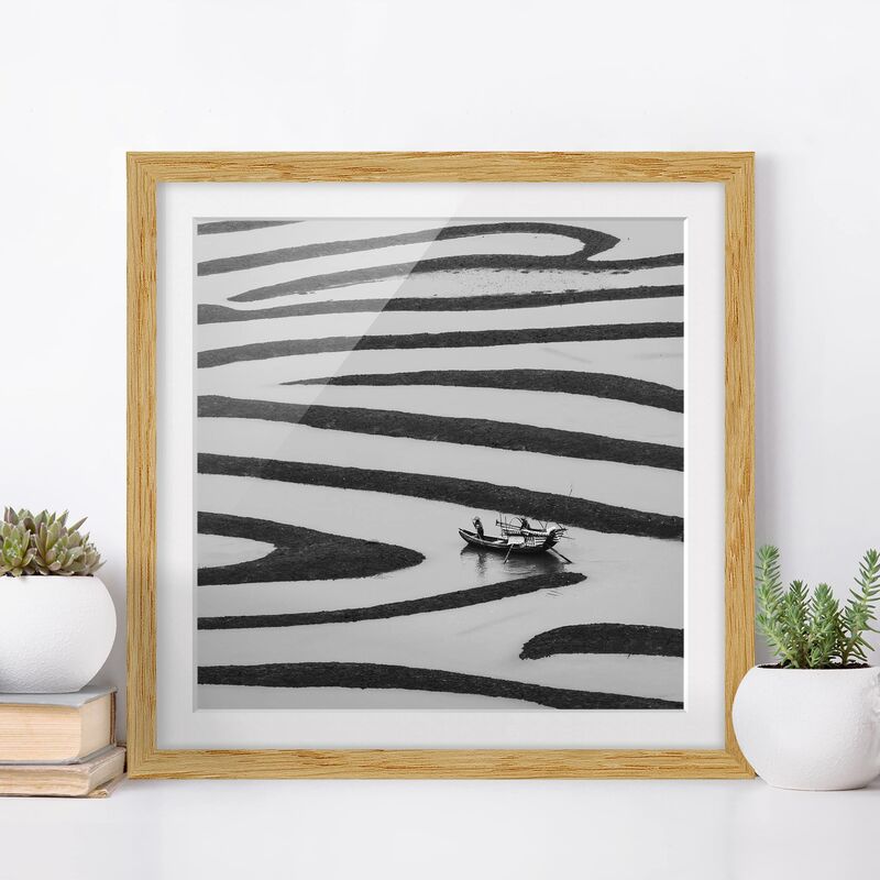

Póster enmarcado - Beauty Of Simple Life Dimensión LxA: 70cm x 70cm, Marco: Roble