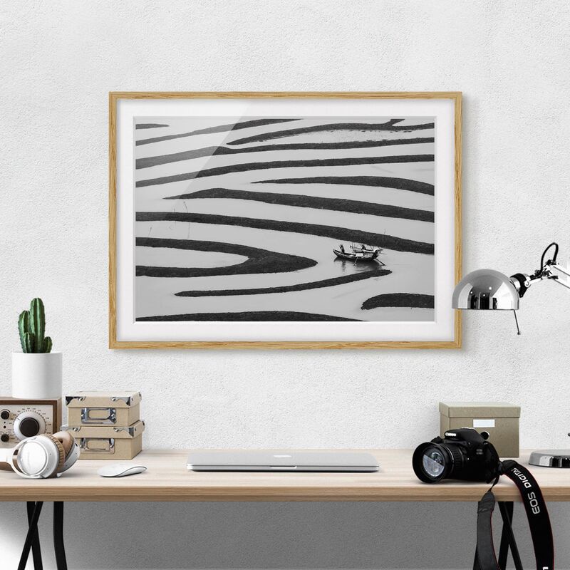 

Póster enmarcado - Beauty Of Simple Life Dimensión LxA: 40cm x 55cm, Marco: Roble