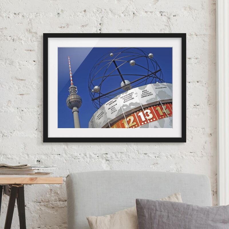 

Póster enmarcado - Berlin Alexanderplatz Dimensión LxA: 40cm x 55cm, Marco: Negro