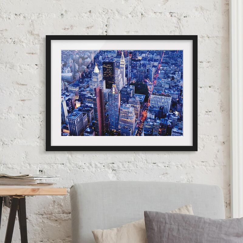 

Póster enmarcado - Big Apple Dimensión LxA: 70cm x 100cm, Marco: Negro