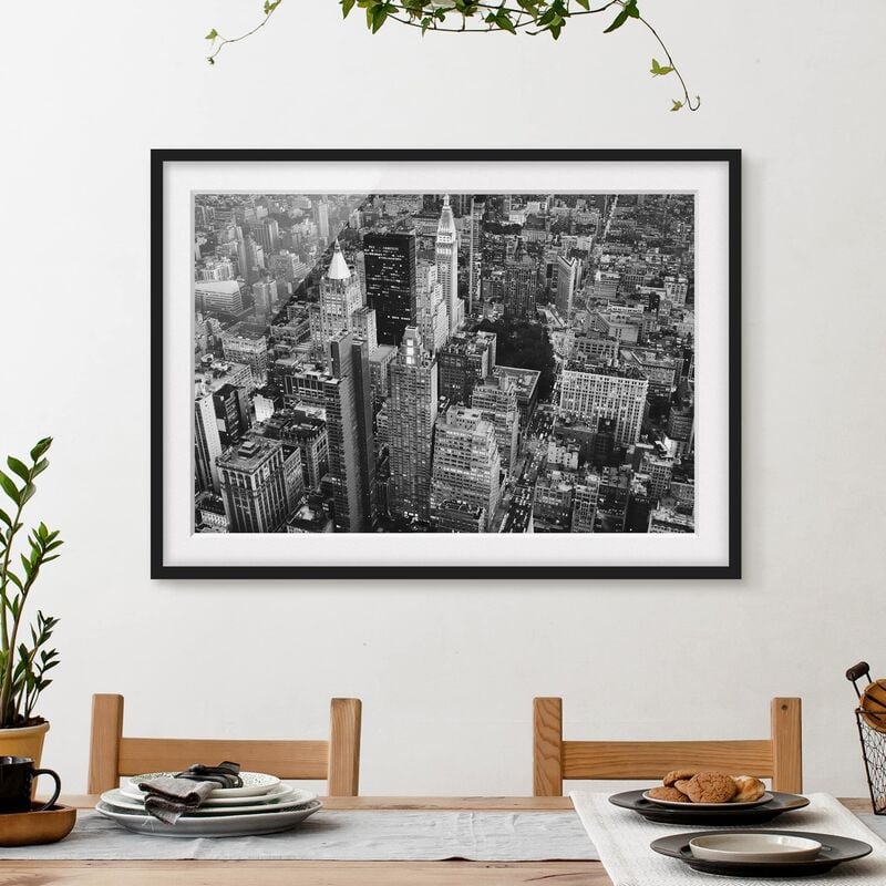 

Póster enmarcado - Big Apple II Dimensión LxA: 18cm x 24cm, Marco: Negro