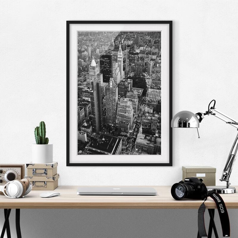 

Póster enmarcado - Big Apple Ii Dimensión LxA: 100cm x 70cm, Marco: Negro