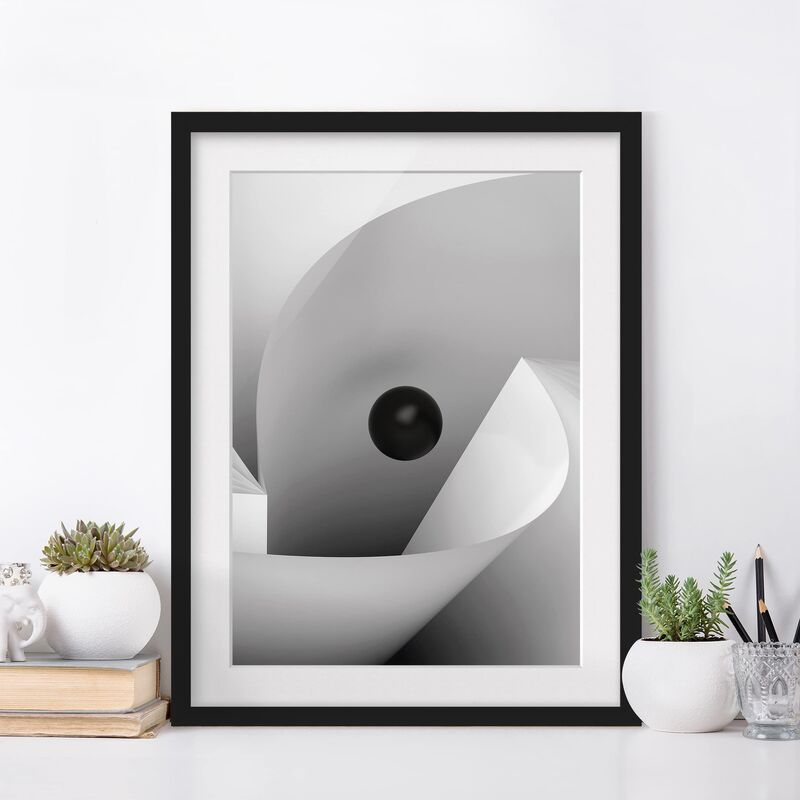 

Póster enmarcado - Big Eye Dimensión LxA: 100cm x 70cm, Marco: Negro