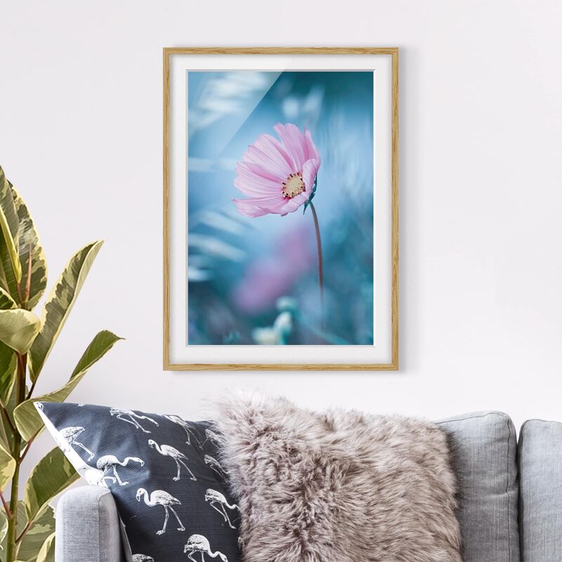 

Póster enmarcado - Bloom In Pastel Dimensión LxA: 70cm x 50cm, Marco: Roble