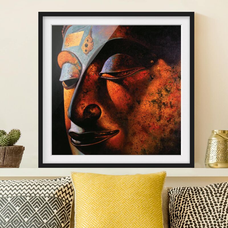 

Póster enmarcado - Bombay Buddha Dimensión LxA: 50cm x 50cm, Marco: Negro