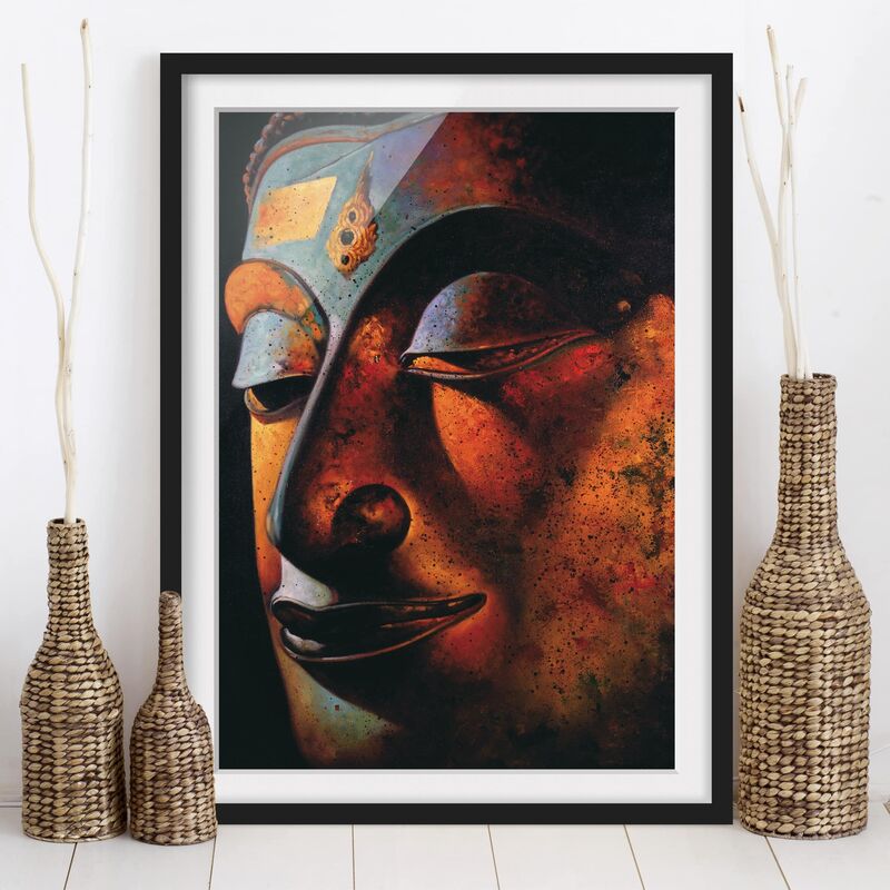 

Póster enmarcado - Bombay Buddha Dimensión LxA: 24cm x 18cm, Marco: Negro