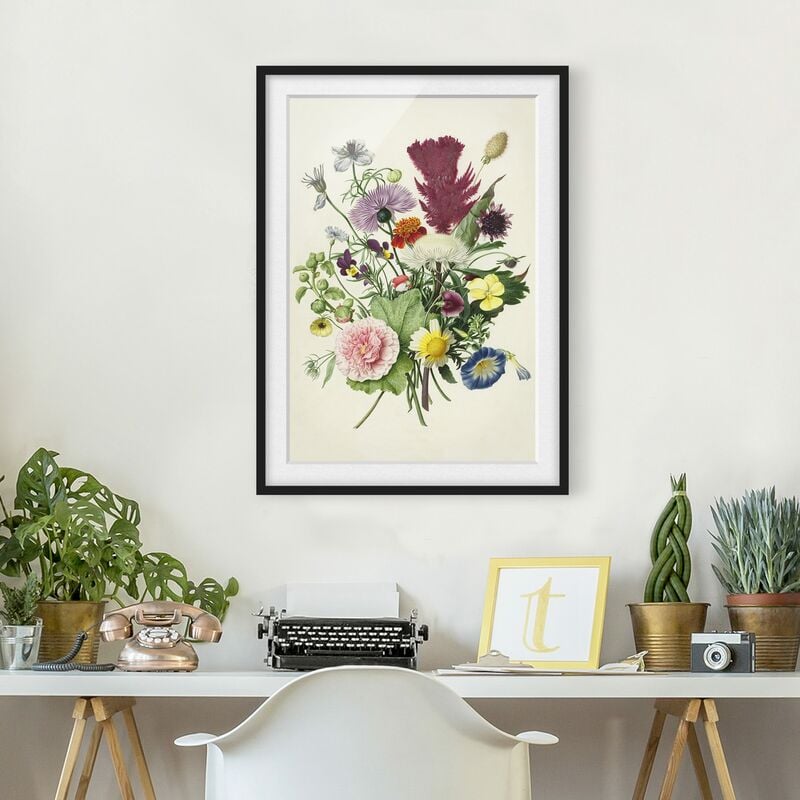 

Póster enmarcado - Bouquet di 1680 Dimensión LxA: 70cm x 50cm, Marco: Negro