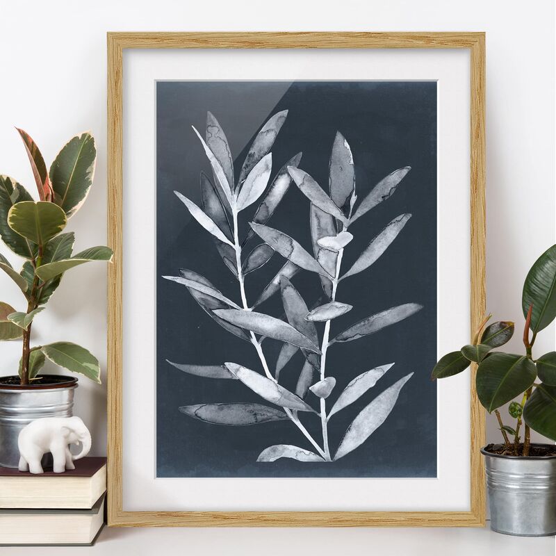 

Póster enmarcado - Branch Sul Denim Ii Dimensión LxA: 70cm x 50cm, Marco: Roble