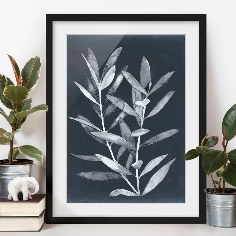 

Póster enmarcado - Branch Sul Denim Ii Dimensión LxA: 55cm x 40cm, Marco: Negro