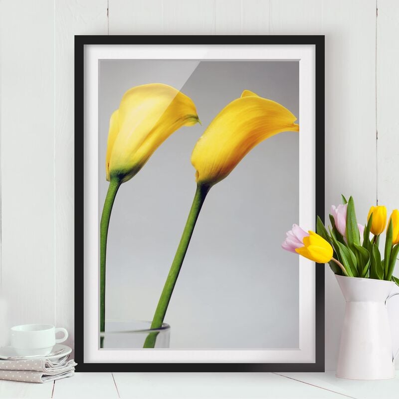 

Póster enmarcado - Bright Calla Dimensión LxA: 40cm x 30cm, Marco: Negro
