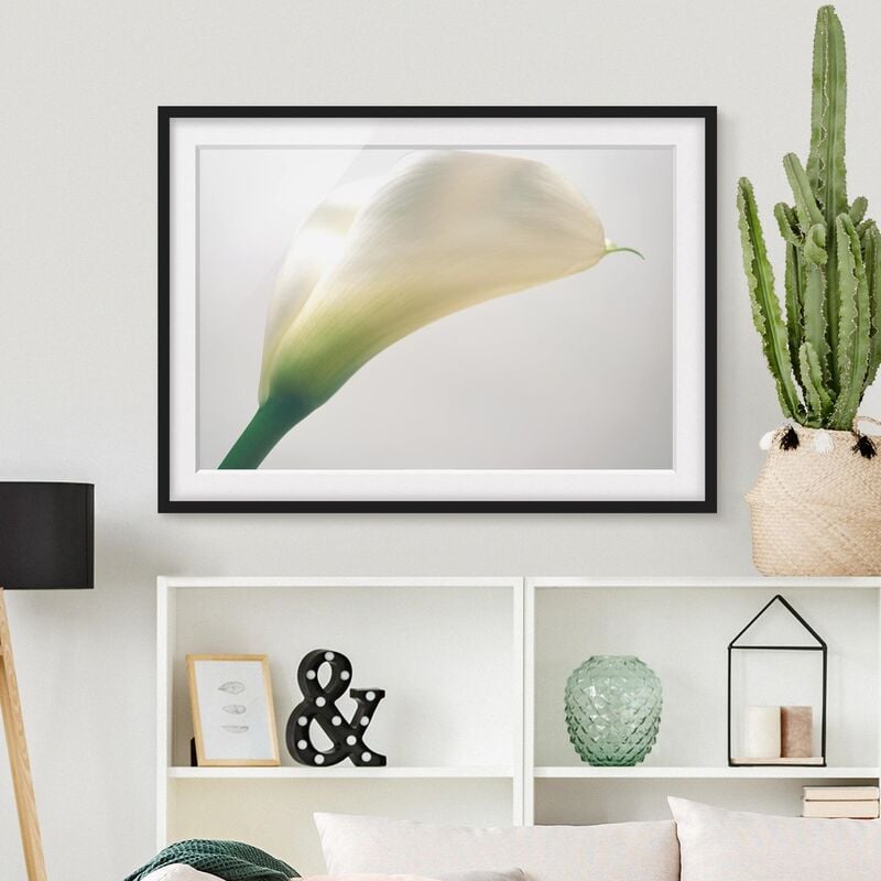 

Póster enmarcado - Calla Trio Part 3 Dimensión LxA: 40cm x 55cm, Marco: Negro
