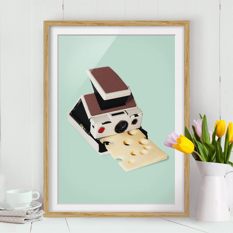 

Póster enmarcado - Camera Con Formaggio Dimensión LxA: 40cm x 30cm, Marco: Roble