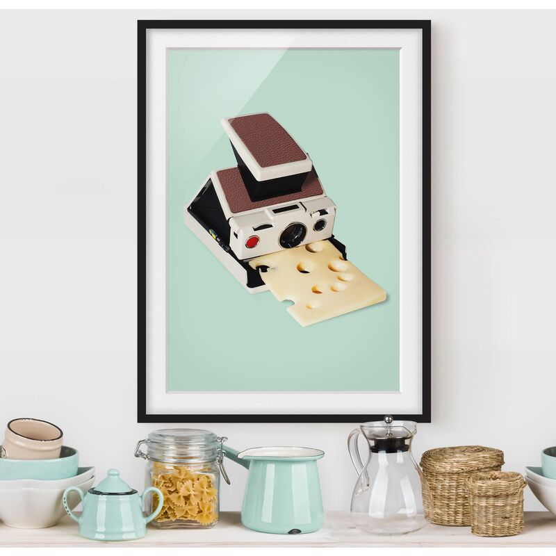 

Póster enmarcado - Camera Con Formaggio Dimensión LxA: 70cm x 50cm, Marco: Negro