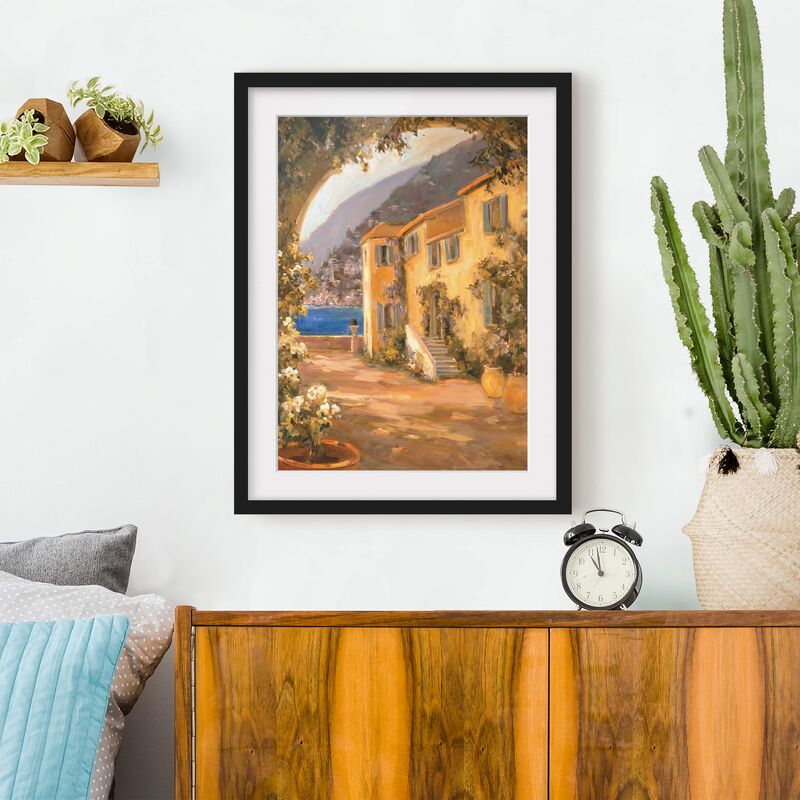 

Póster enmarcado - Campagna Italiana - Bow Floral Dimensión LxA: 40cm x 30cm, Marco: Negro