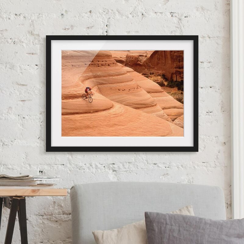 

Póster enmarcado - Canyon Down Hill Dimensión LxA: 70cm x 100cm, Marco: Negro