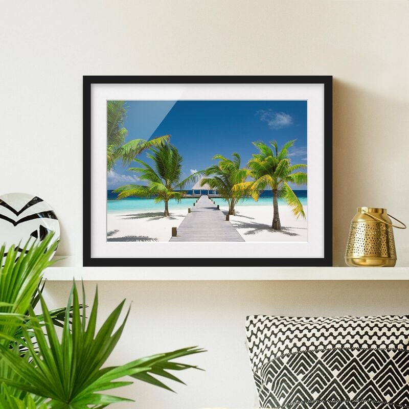 

Póster enmarcado - Catwalk To Paradise Dimensión LxA: 40cm x 55cm, Marco: Negro