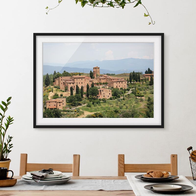 

Póster enmarcado - Charming Tuscany Dimensión LxA: 18cm x 24cm, Marco: Negro