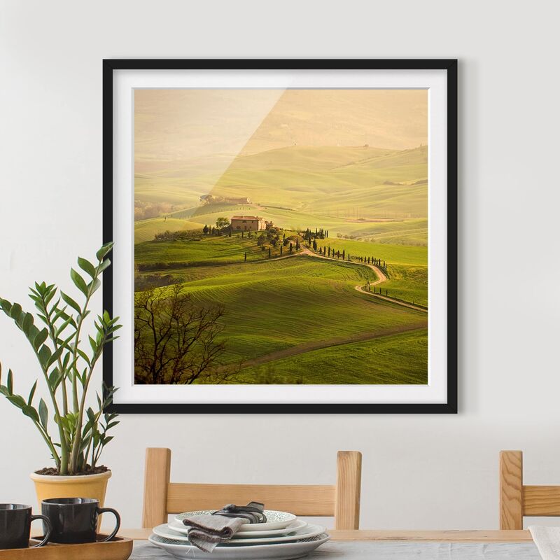 

Póster enmarcado - Chianti Tuscany Dimensión LxA: 20cm x 20cm, Marco: Negro