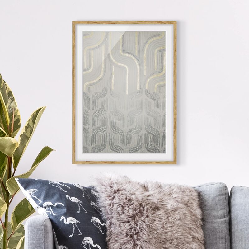 

Póster enmarcado - Ciniglia Ii Dimensión LxA: 70cm x 50cm, Marco: Roble