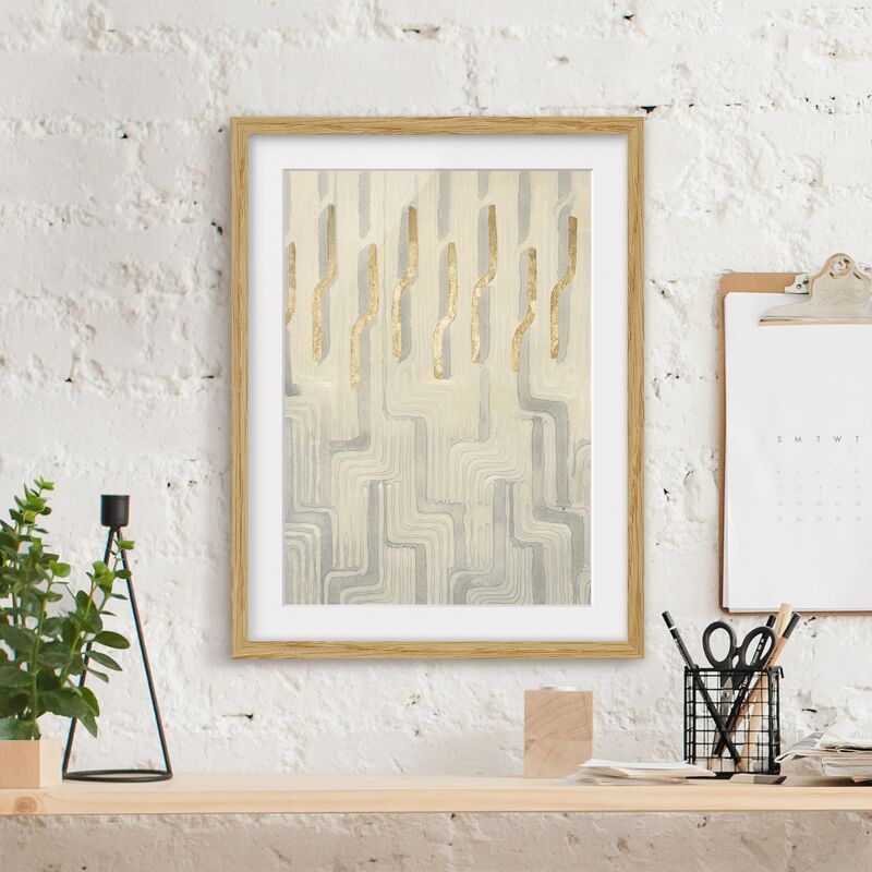

Póster enmarcado - Ciniglia Iii Dimensión LxA: 40cm x 30cm, Marco: Roble