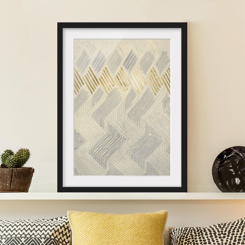 

Póster enmarcado - Ciniglia Iv Dimensión LxA: 55cm x 40cm, Marco: Negro