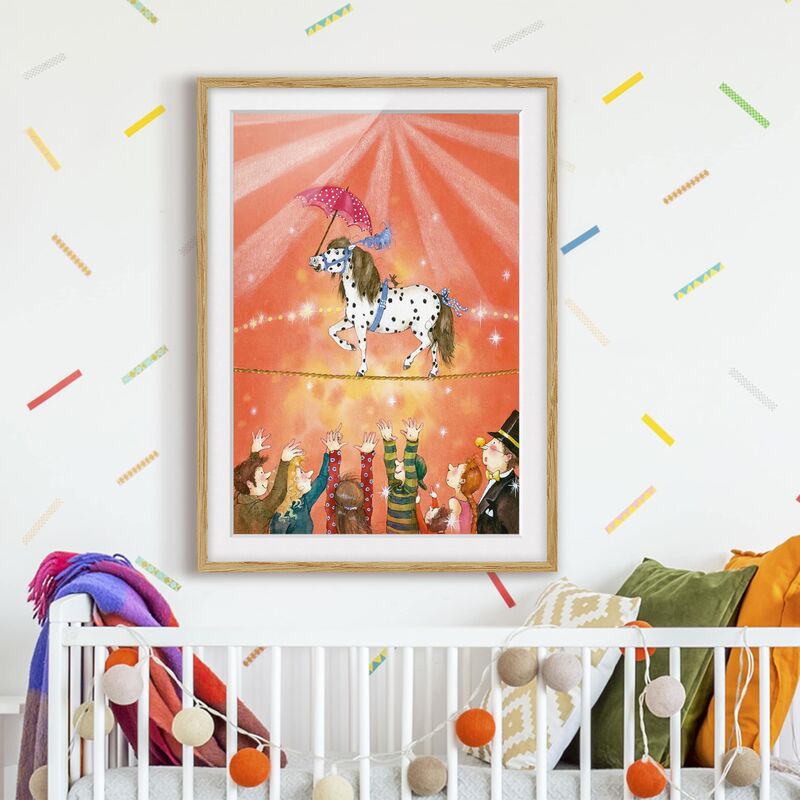 

Póster enmarcado - Circus Pony Micki Dimensión LxA: 40cm x 30cm, Marco: Roble