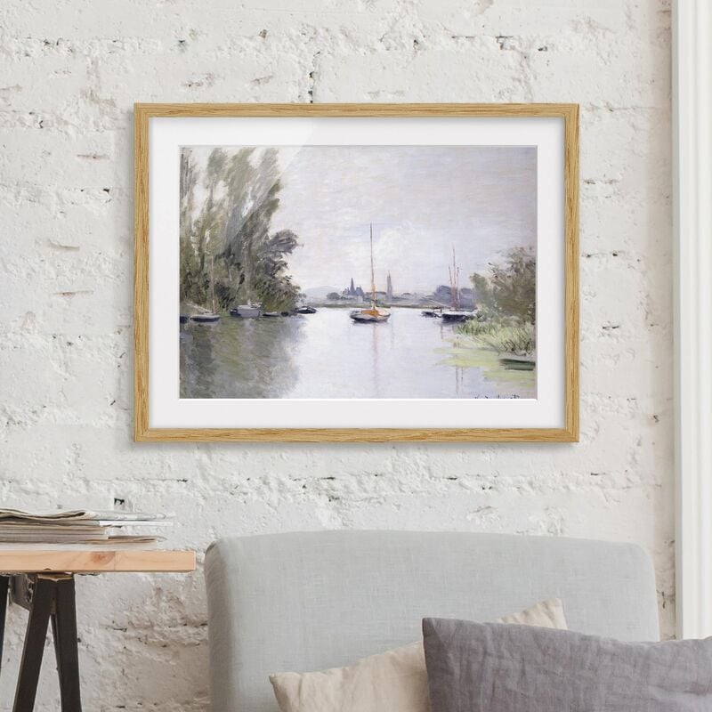 

Póster enmarcado - Claude Monet - Argenteuil Dimensión LxA: 18cm x 24cm, Marco: Roble