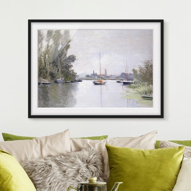 

Póster enmarcado - Claude Monet - Argenteuil Dimensión LxA: 70cm x 100cm, Marco: Negro