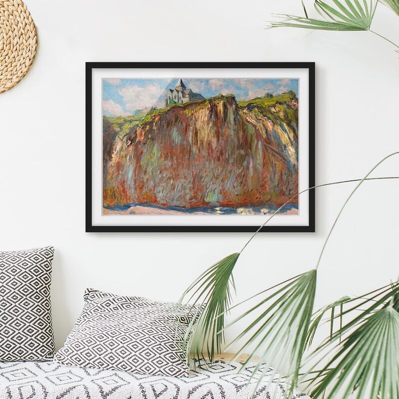 

Póster enmarcado - Claude Monet - Varengeville Morning Light Dimensión LxA: 18cm x 24cm, Marco: Negro