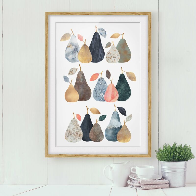 

Póster enmarcado - Collage d'Oro Pere Dimensión LxA: 55cm x 40cm, Marco: Roble