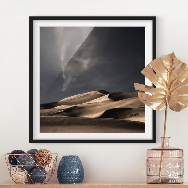 

Póster enmarcado - Colorado Dunes Dimensión LxA: 70cm x 70cm, Marco: Negro