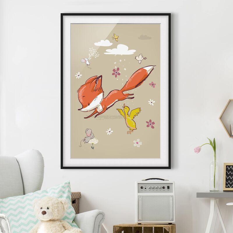 

Póster enmarcado - Come On Let'S Play Dimensión LxA: 55cm x 40cm, Marco: Negro