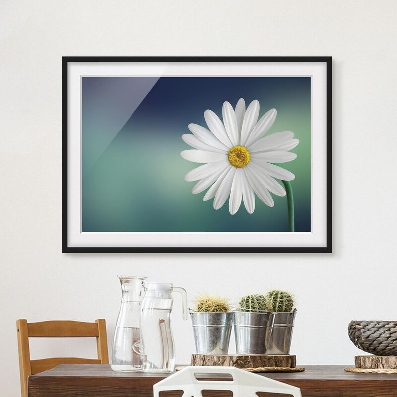 

Póster enmarcado - Daisy Close Up Dimensión LxA: 70cm x 100cm, Marco: Negro